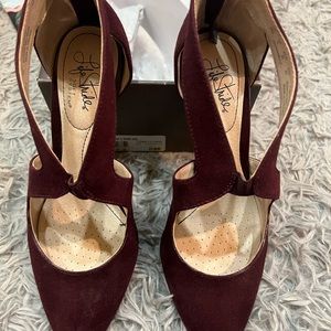 Life Stide Giovanna 2 color wine, size 8